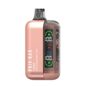 Priv Bar Turbo Disposable Vape – Kiwi Straw Bubble Gum