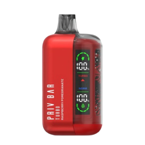 Priv Bar Turbo Disposable Vape – Raspberry PomeGranate