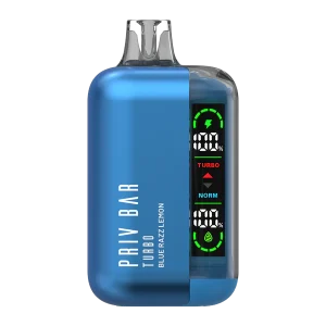 Priv Bar Turbo Disposable Vape – Blue Razz Lemon
