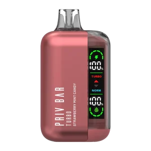 Priv Bar Turbo Disposable Vape – Strawberry Mint Candy