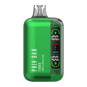 Priv Bar Turbo Disposable Vape – Triple Apple Ice